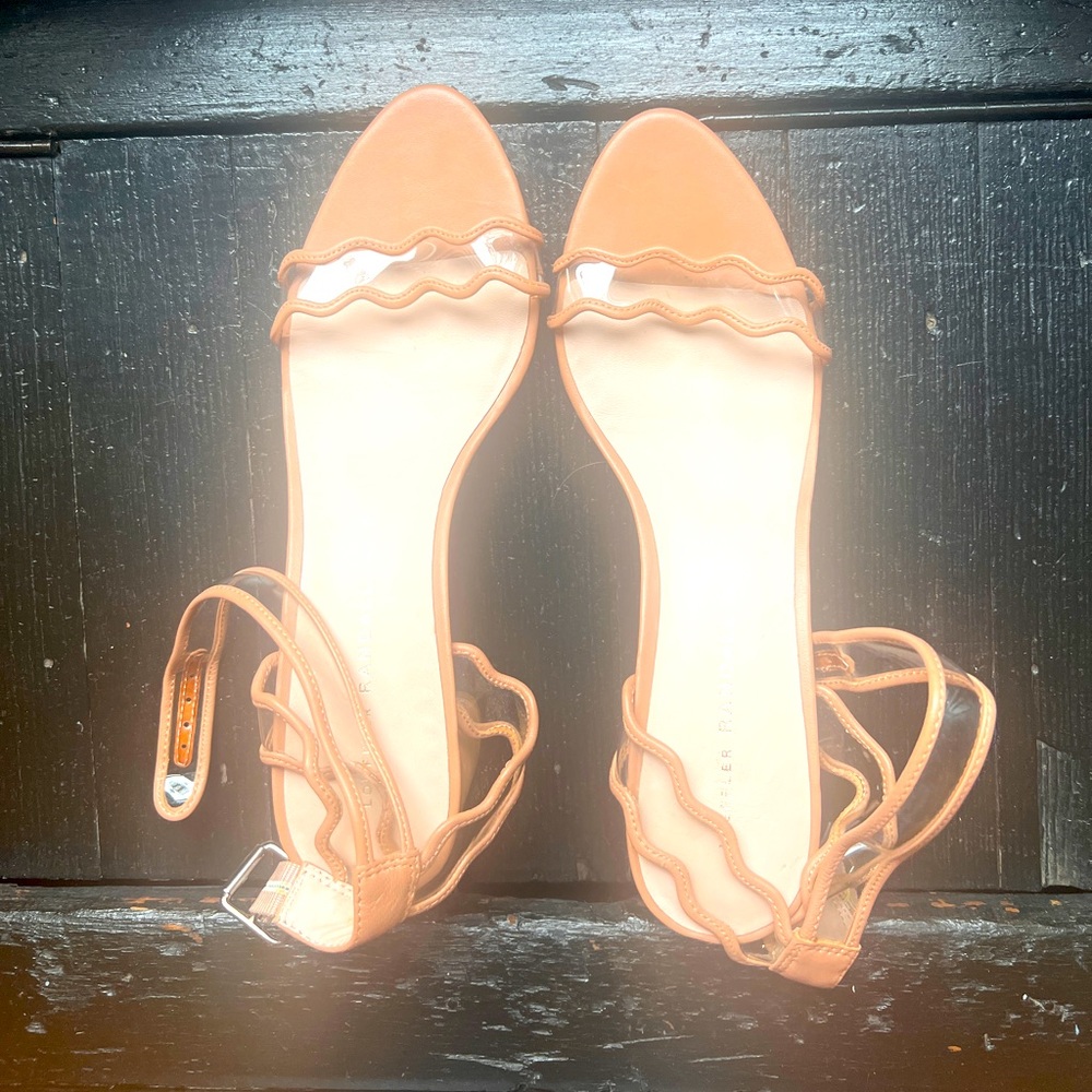 Loeffler Randall nude block sandals